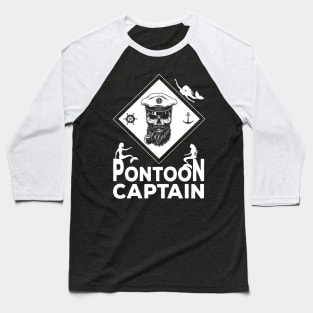 Pontoon Captain with mermaids Baseball T-Shirt